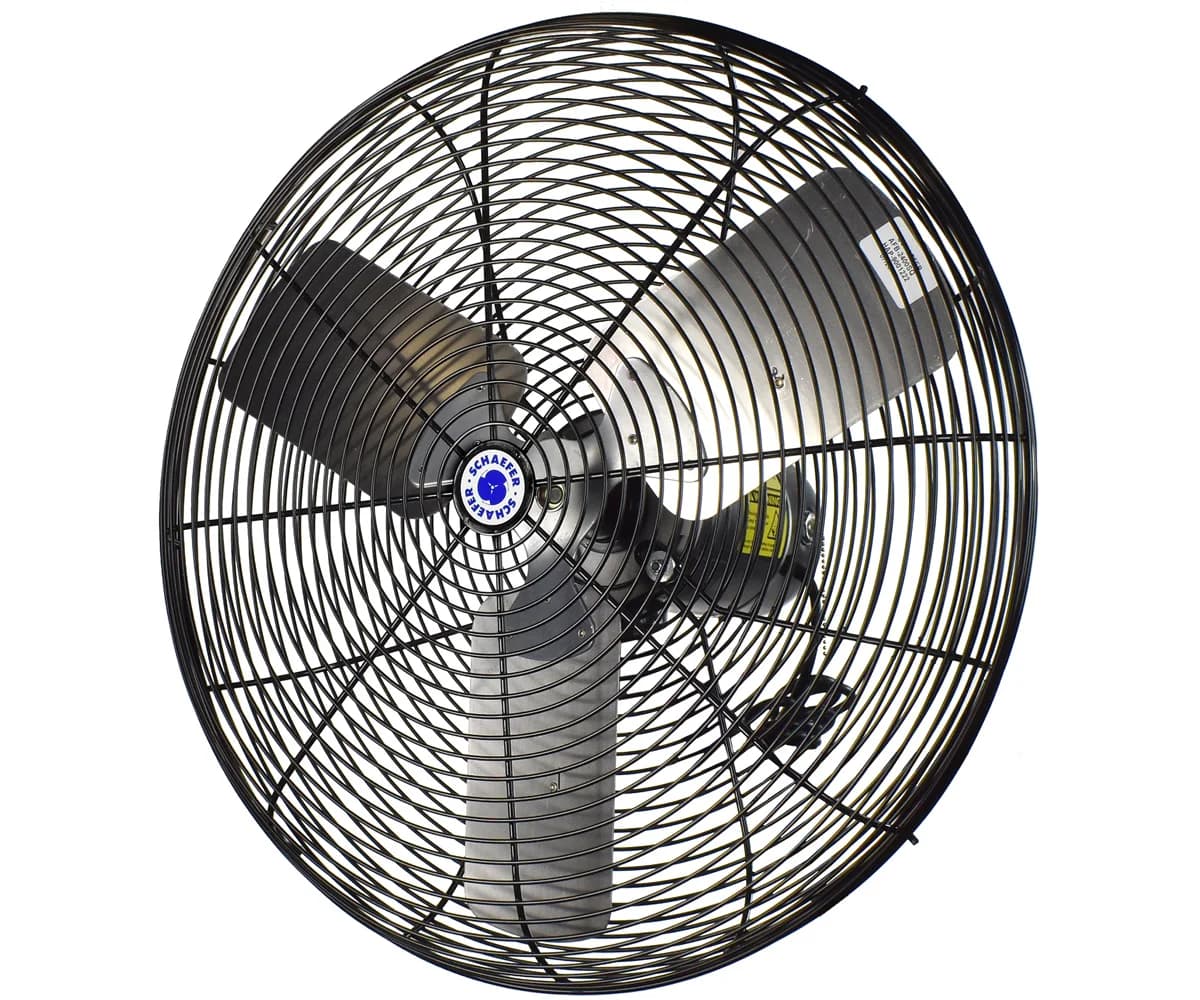 Schaefer 20" Oscillating Fan Head with OSHA Guards - Black — product photo