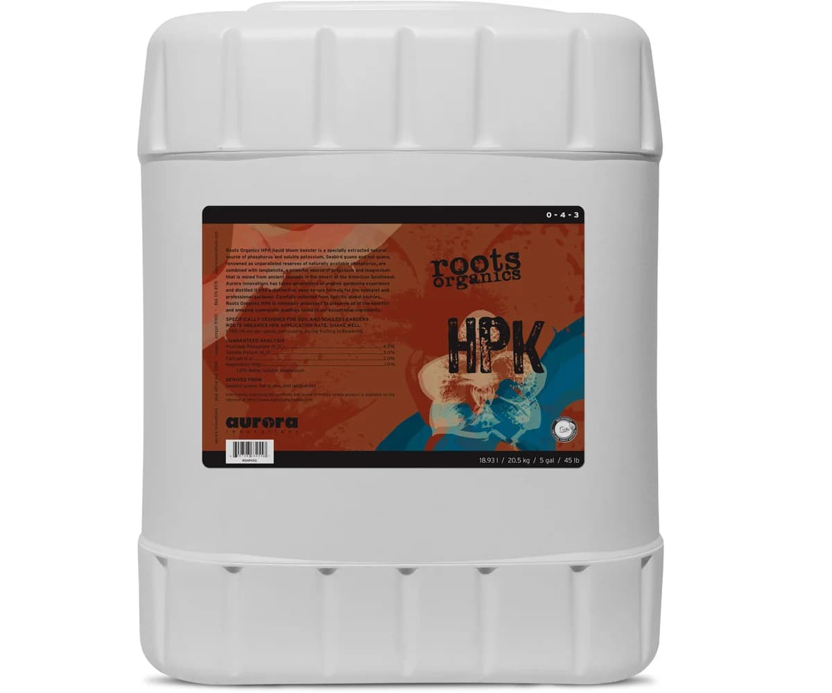 Roots Organics HPK 0-4-3, 5 gal — product photo