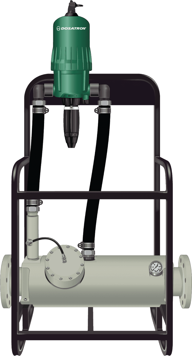 MegaFlo Series - Dosatron Units (2-4") 400 GPM Injector 1:5000 to 1:500 — product photo