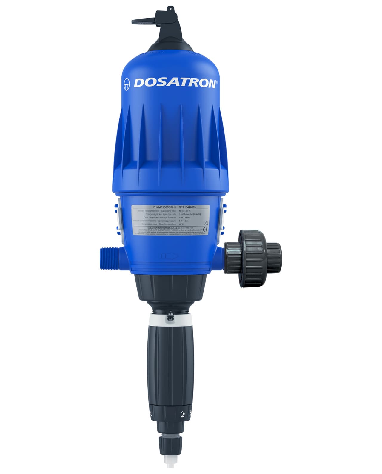 LoFlo Series - Dosatron Units (3/4") 3.75 to 37.5 mL (0.1 to 1%) — product photo