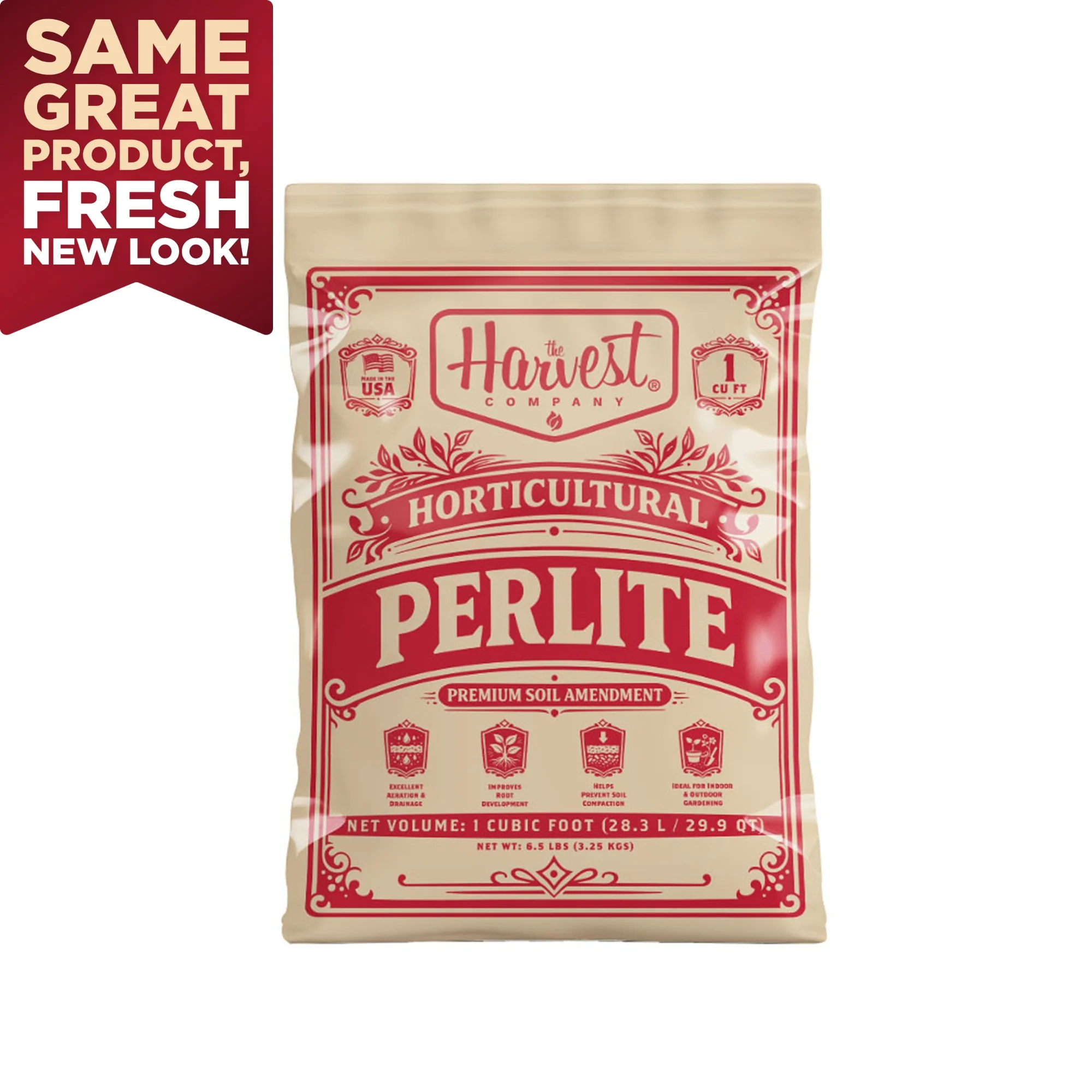 Viagrow 1 cu. ft. Horticultural Perlite White Natural Soil Amendment SKU CODE UPC REGULAR — product photo