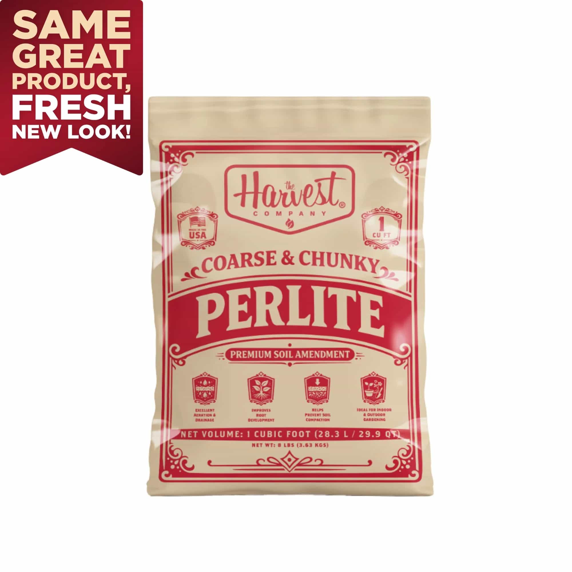 Viagrow 1 cu. ft. (28.31L) Perlite Coarse and Chunky Grade White Soil Amendment SKU CODE UPC REGULAR