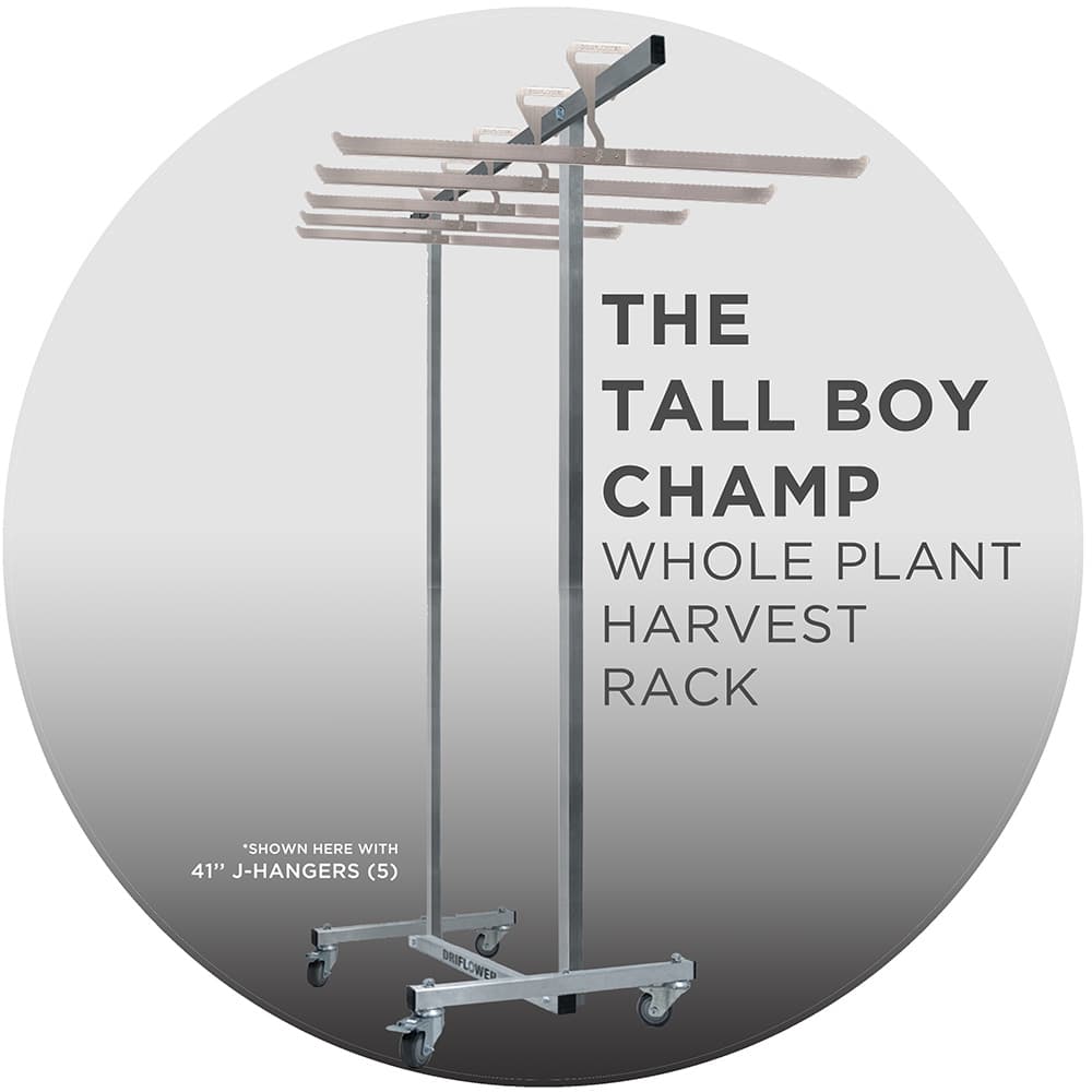 Rolling Tall Boy Champ with 41" J-Hangers (5) — product photo