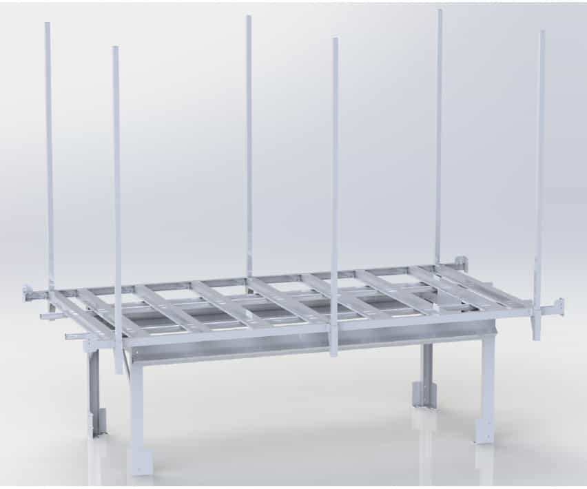 Rolling Bench Trellis Support Kit *