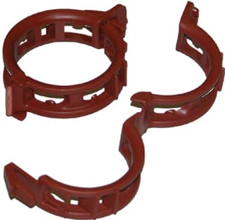 Mega Twine Clips, 25 mm, Terracotta, 100 pack — product photo