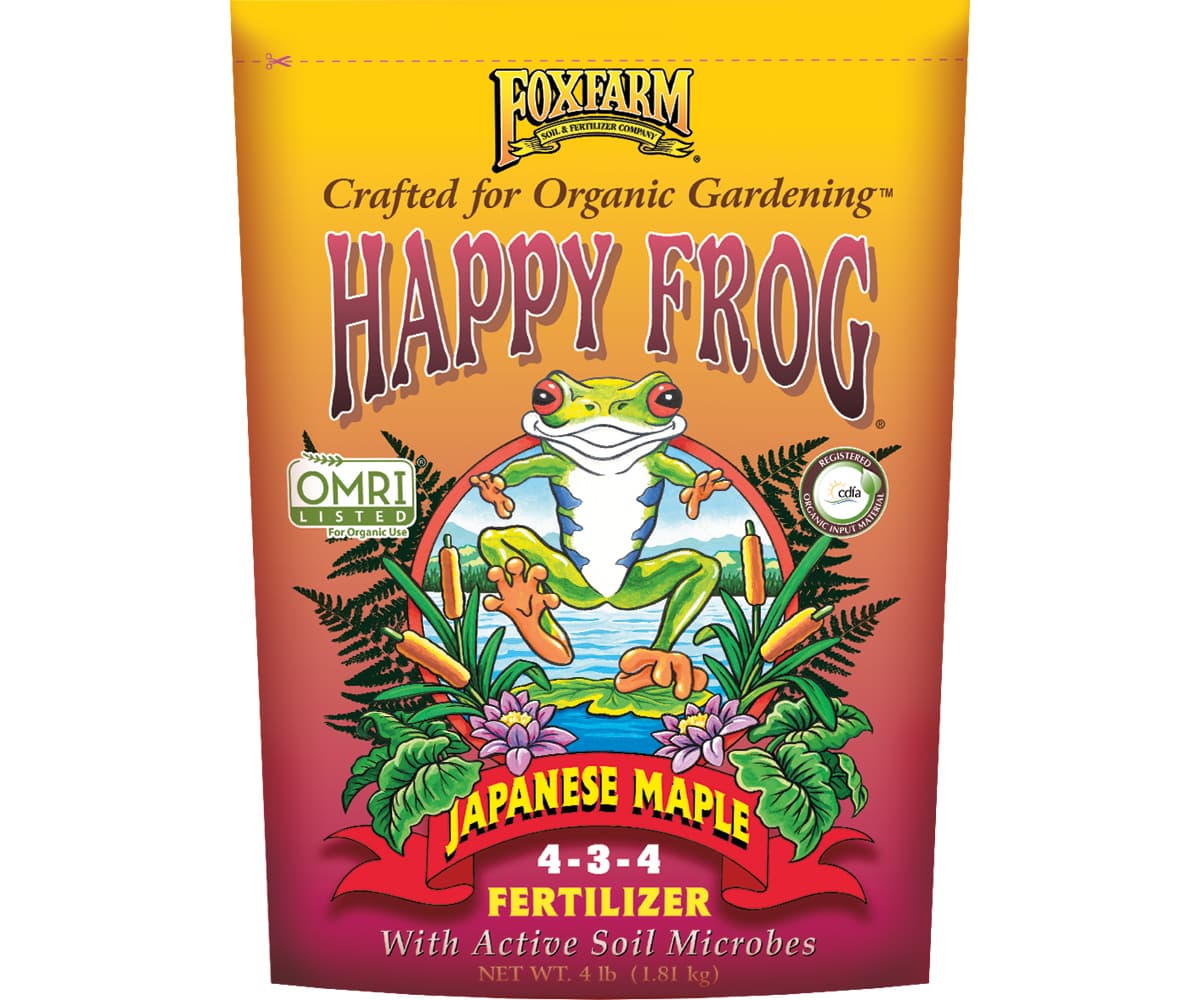 FoxFarm Happy Frog® Japanese Maple Fertilizer, 4 lb bag — product photo