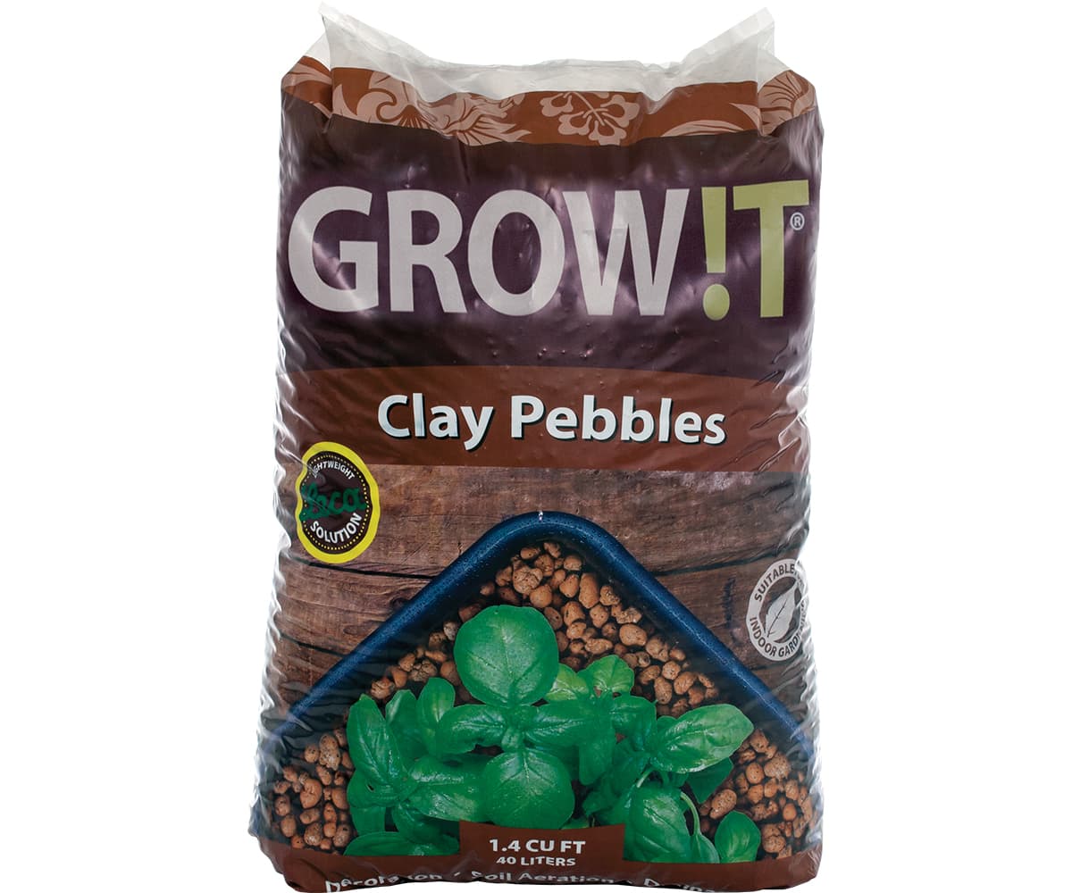 GROW!T Clay Pebbles, 4 mm-16 mm, 40 L — product photo