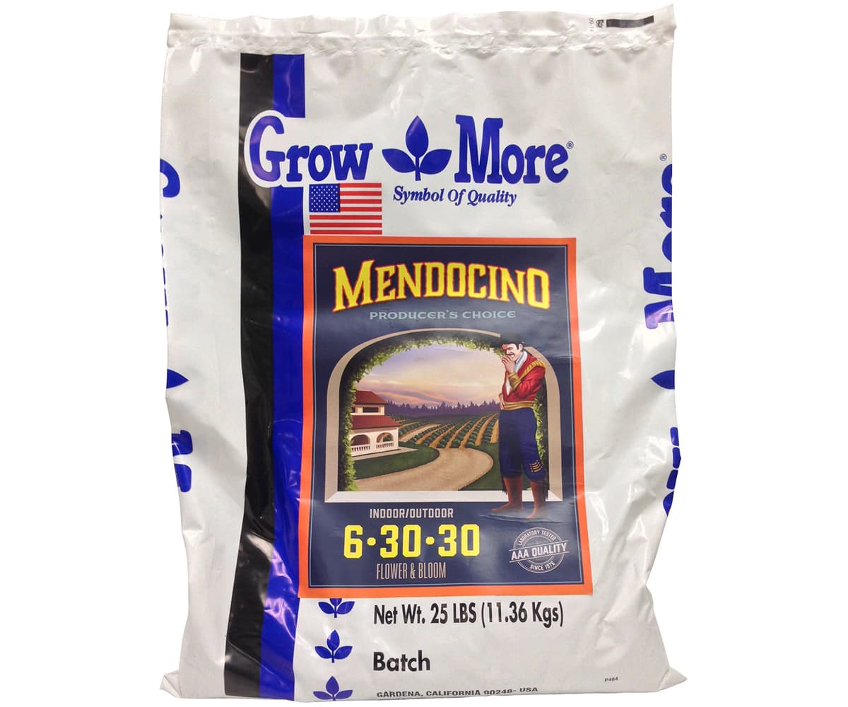 Grow More Mendocino Flower & Bloom 6-30-30, 25 lbs — product photo