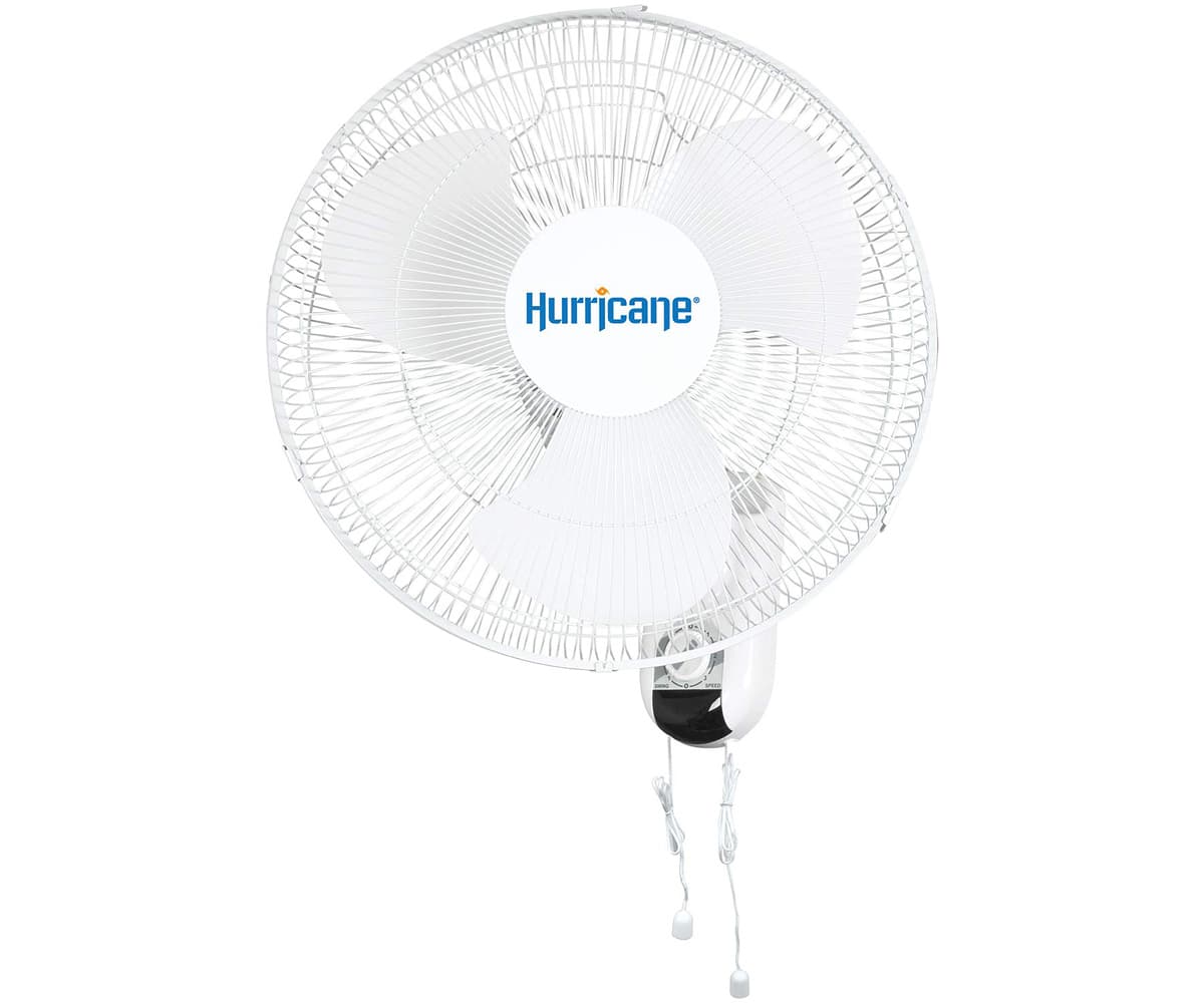 Hurricane Classic Oscillating Wall Mount Fan 16" — product photo