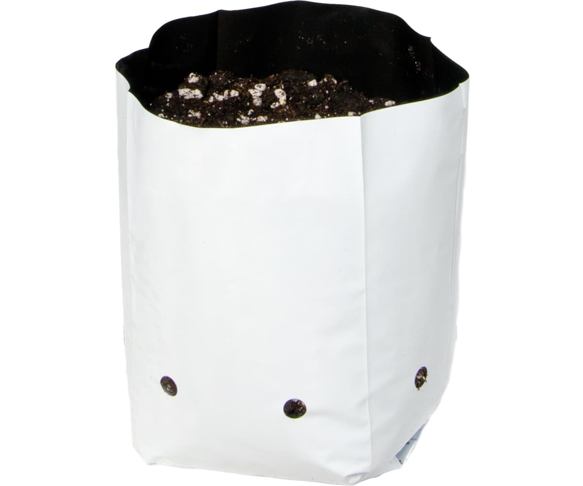 Hydrofarm Black & White Grow Bag, 1/2 gal (34 packs of 30) — product photo