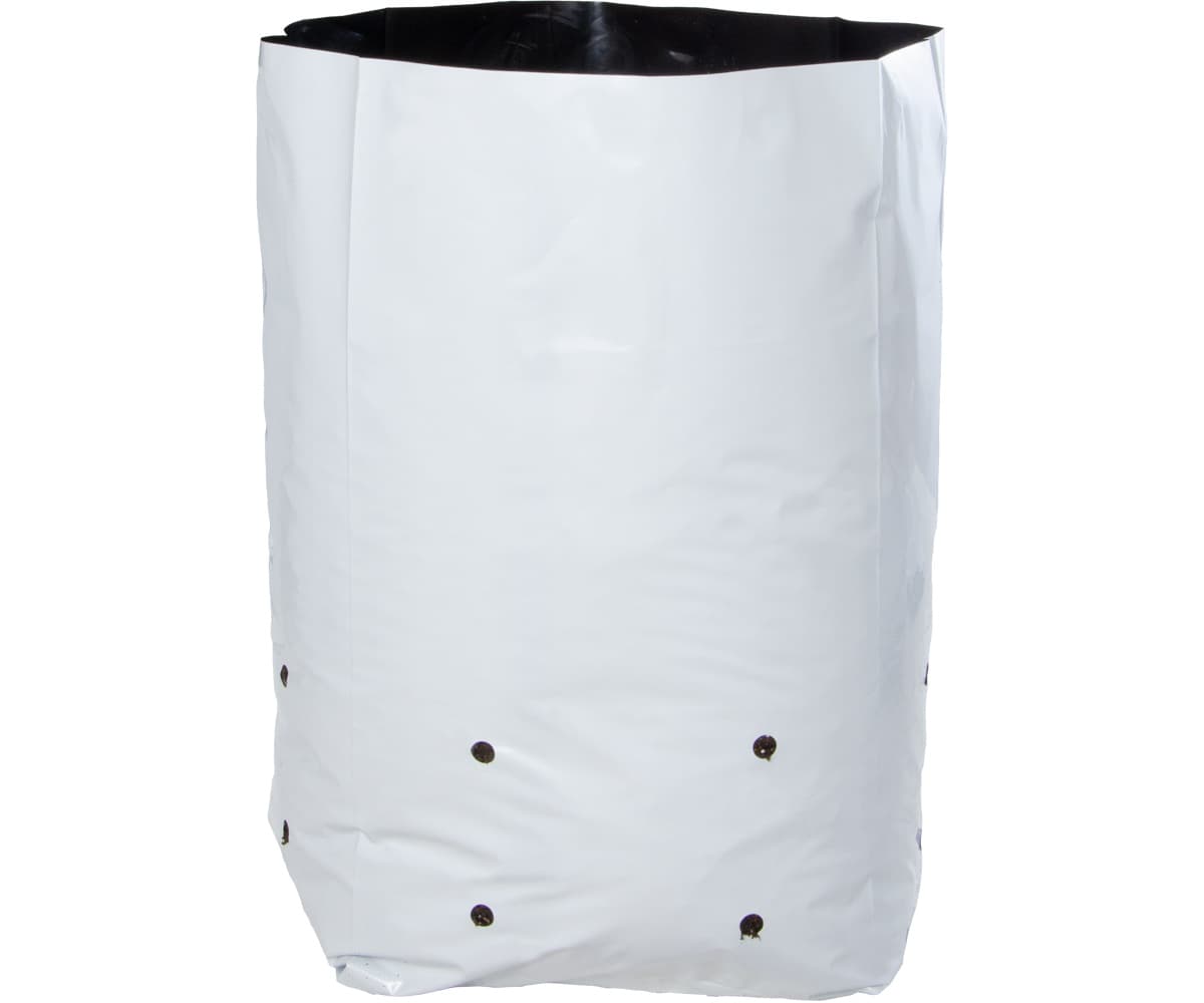 Hydrofarm Black & White Grow Bag, 5 gal (16 packs of 25) — product photo