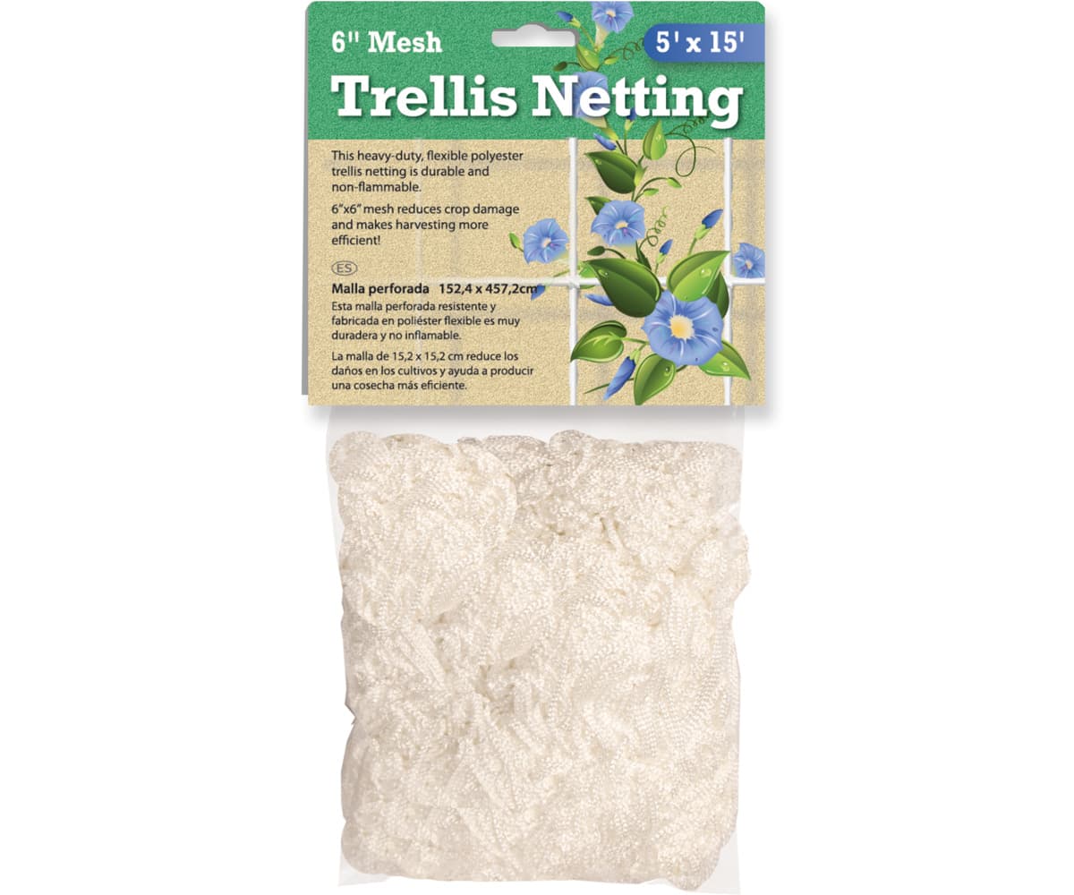 Trellis Netting 6" Mesh, woven, 5' x 15' — product photo