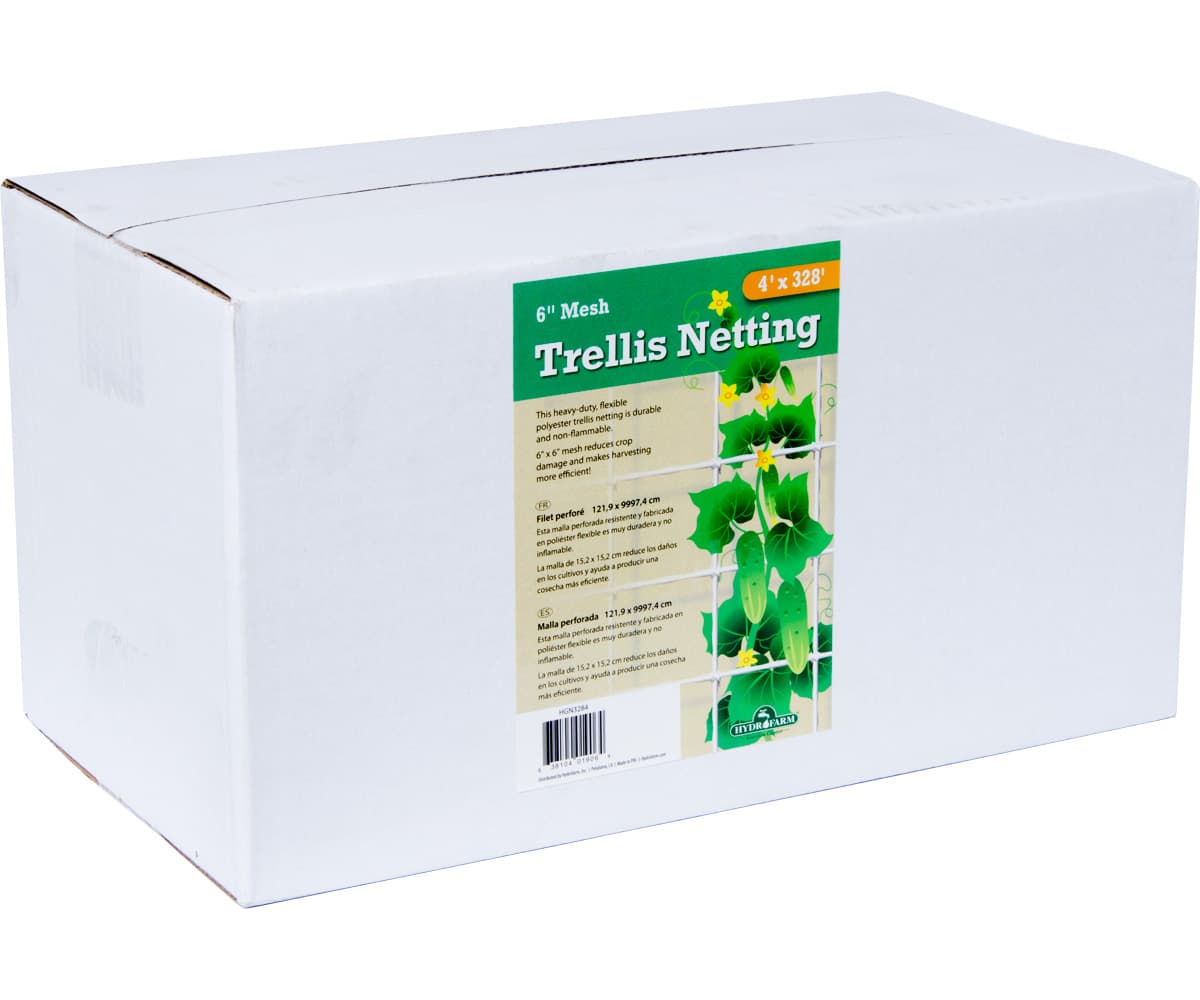 Trellis Netting, 4' x 328' Roll, 6" Mesh — product photo
