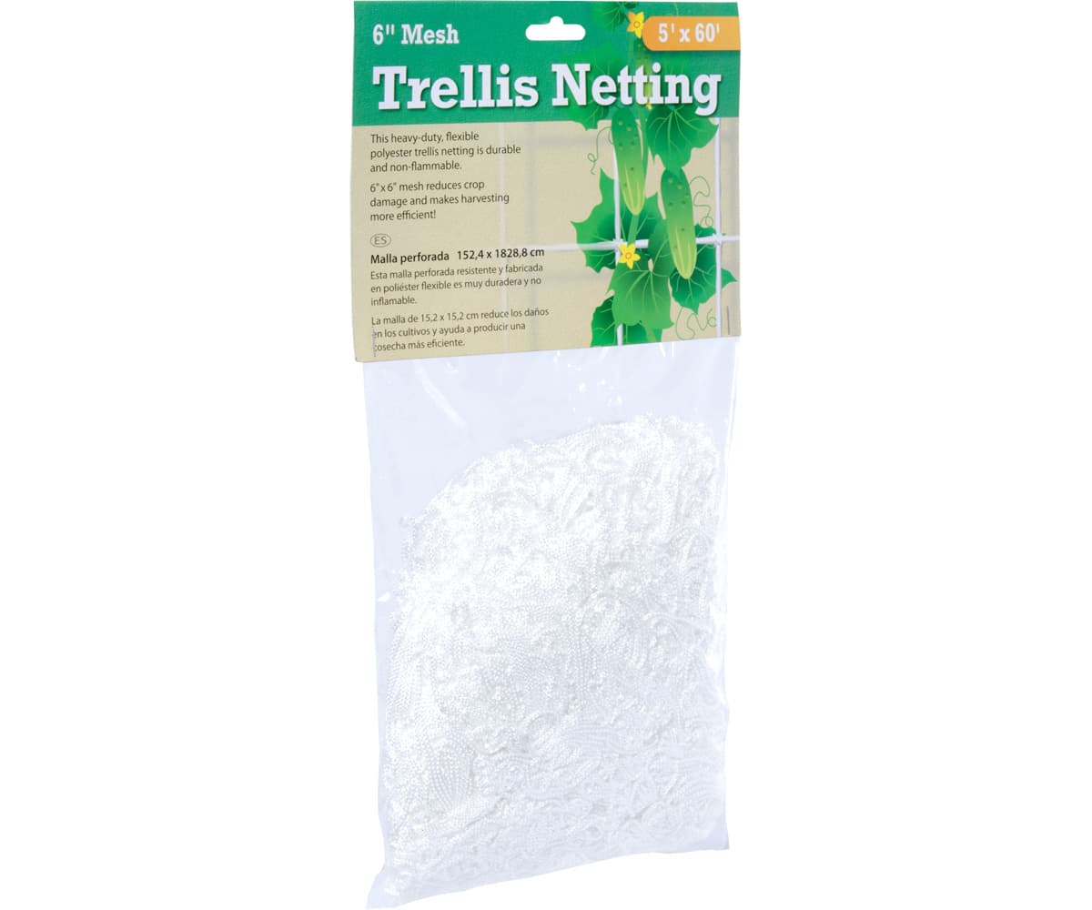 Trellis Netting, 5' x 60', 6" Mesh — product photo
