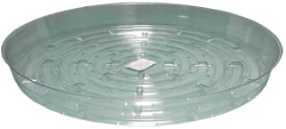 Clear Saucer, 12", pack of 10 — product photo