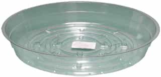Clear Saucer, 6", pack of 25