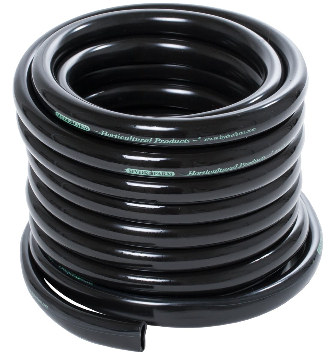 1/2" Inside Diameter Black Tubing, 25' Roll — product photo