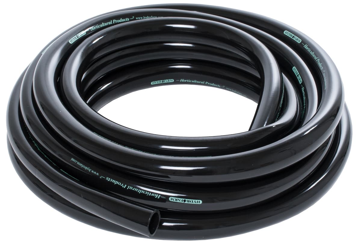 3/4" Black Tubing, 25' Roll — product photo