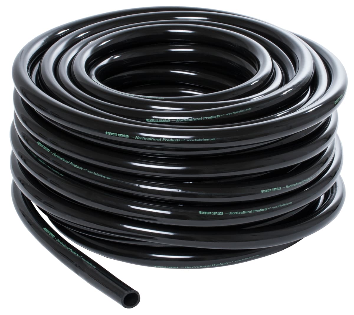 3/4" Black Tubing, 100' Roll — product photo