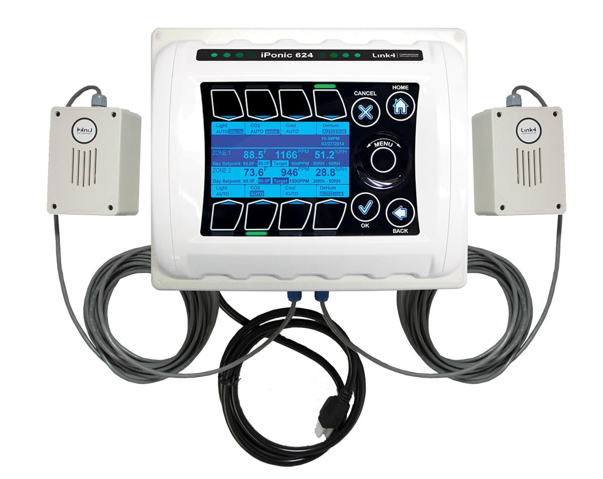 iPonic 624 Two Zone Grow Room Controller — product photo