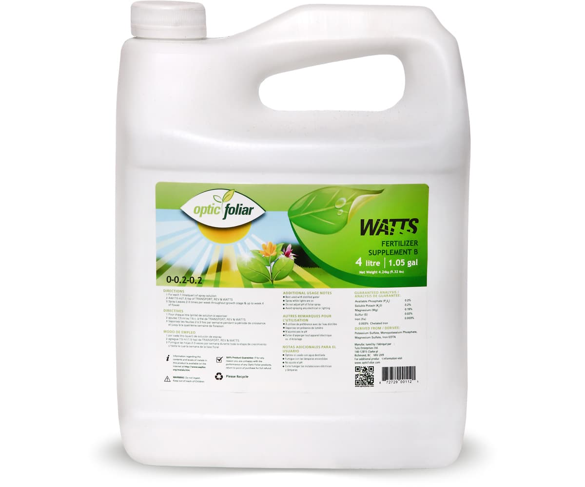 Optic Foliar WATTS, 4 L — product photo