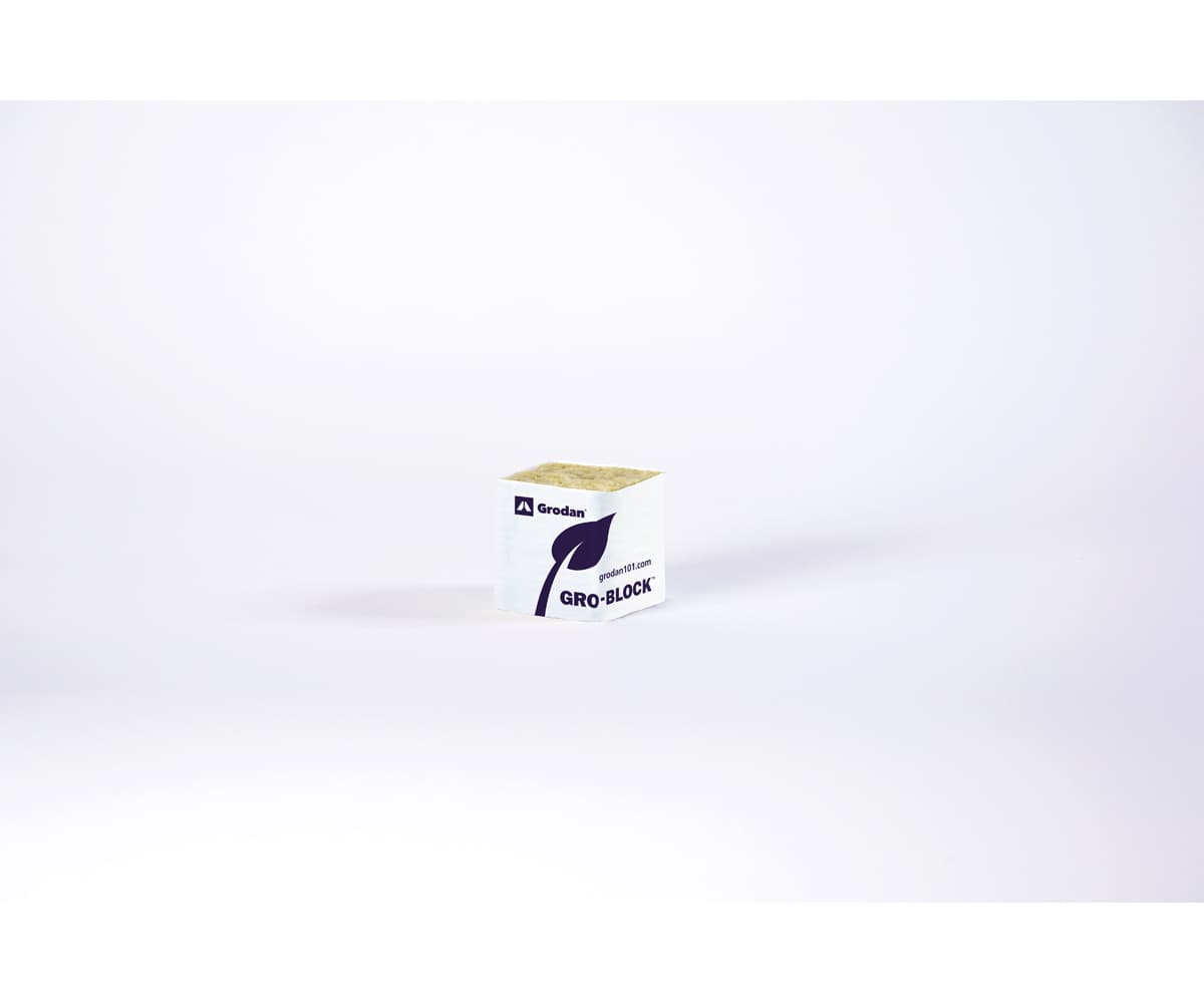 Grodan Gro Block Improved Mini Block 2" Shrink wrapped/Strip — product photo