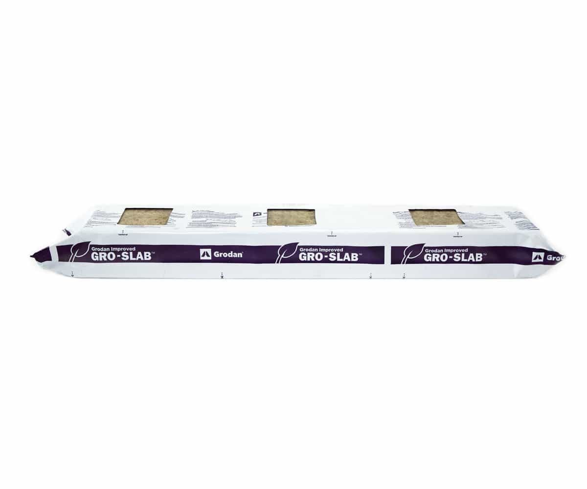 Grodan Improved Gro-Slab 36x6x4 w/ 3-4x4 pre-cut holes *