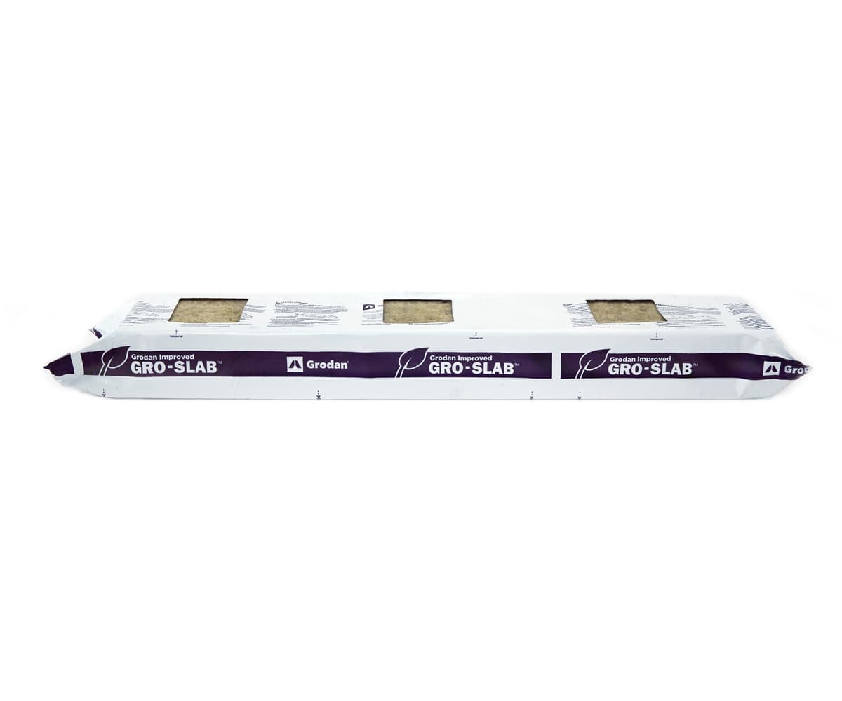 Grodan Improved Gro-Slab 36x6x4 w/ 3-4x4 pre-cut holes * — product photo