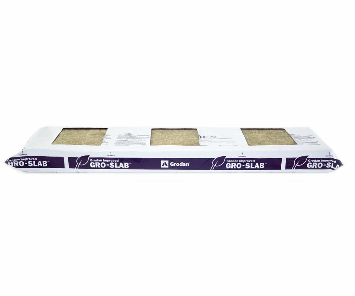 Grodan Improved Gro-Slab 36x8x3 w/ 3-6x6 pre-cut holes *
