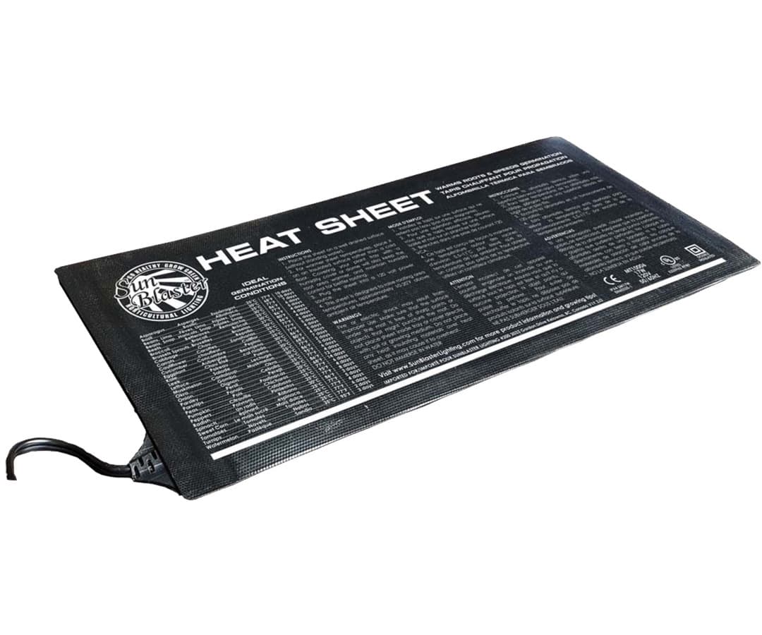 SunBlaster Heat Sheet Propagation Heating Mat, 9.1"x19.7" — product photo