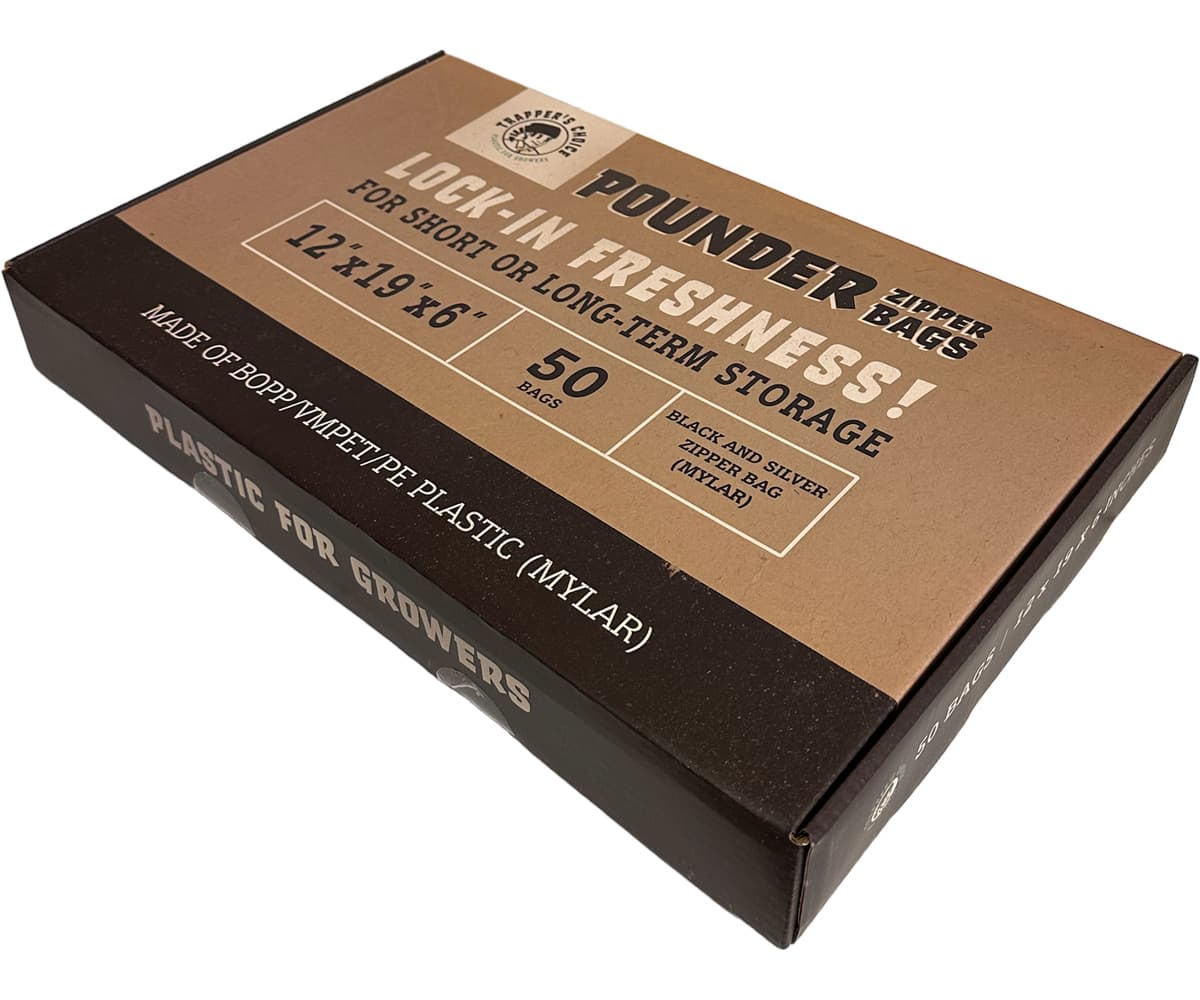 Trapper's Choice Pounder Stand-Up Bag w/Zipper Pack of 50 — product photo