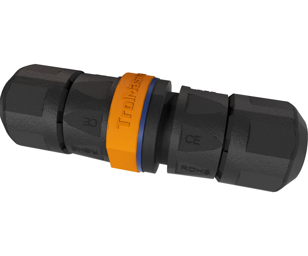 TrolMaster RJ12 Waterproof Straight-Through Inline Coupler (ECW-1) — product photo
