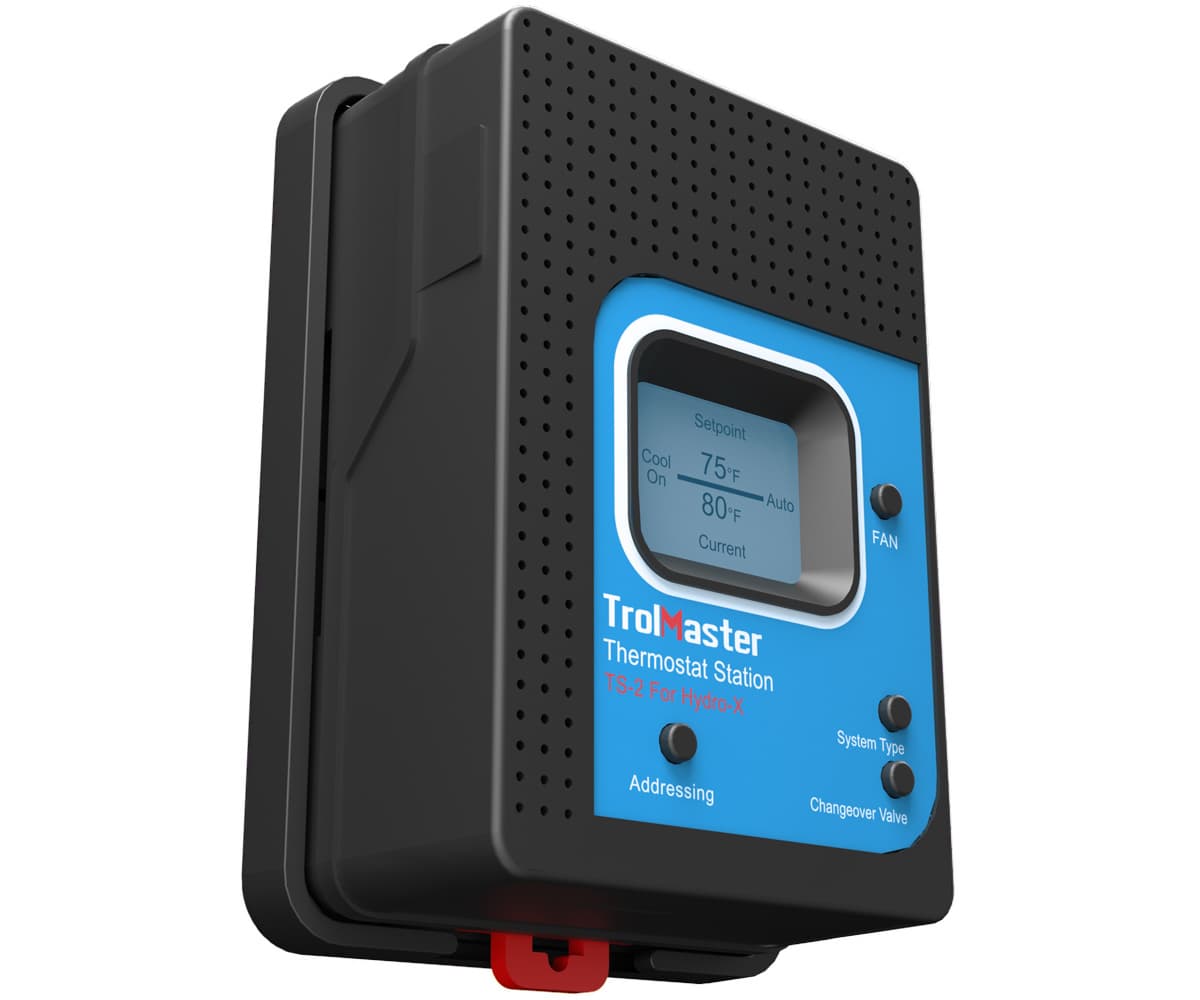 TrolMaster Hydro-X Thermostat Station 2 (heat pump and conventional HVAC) (TS-2) — product photo