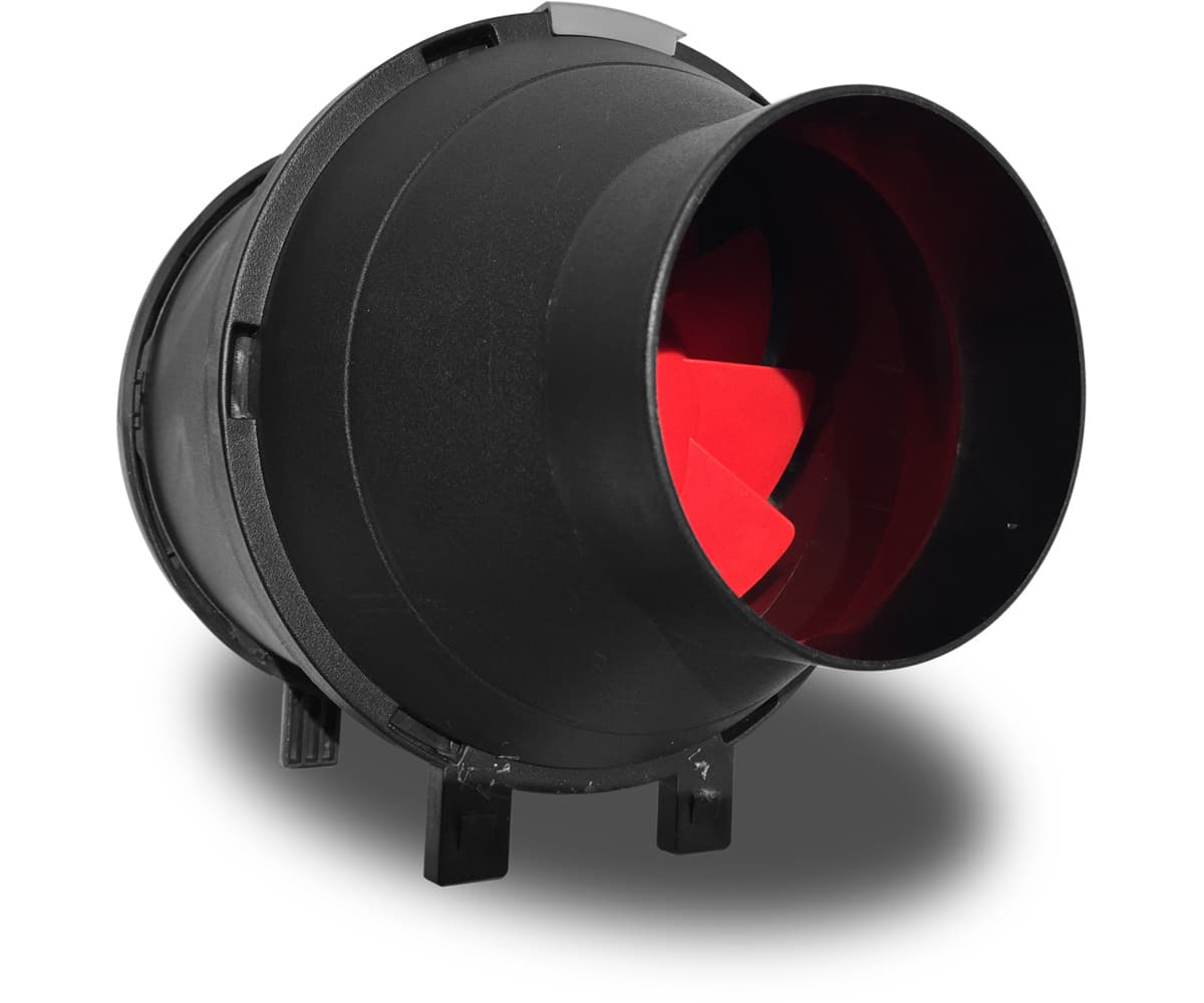 Vortex Powerfan VTM In-line mixed flow 4'', 115V/1PH/60Hz, 157 CFM — product photo