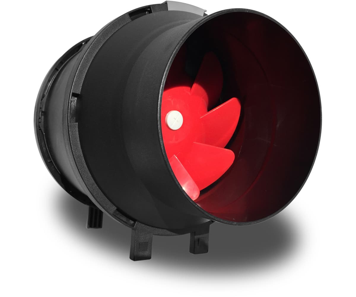 Vortex Powerfan VTM In-line mixed flow 6'', 115V/1PH/60Hz, 329 CFM — product photo