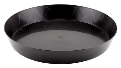 Gro Pro Heavy Duty Black Saucer - 12 in (50/Cs) — photo 1 of 4