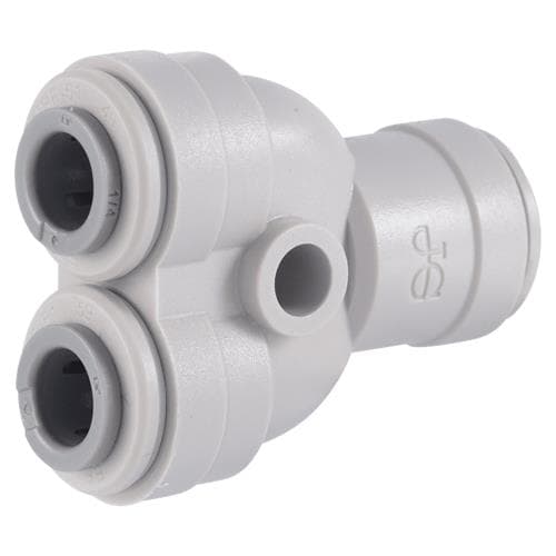 John Guest 2-Way Splitter - 1/4 in. QC (10/pk) — photo 1 of 2