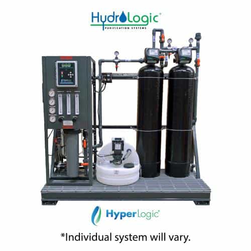 Hyper-Logic Commercial RO System - Basic Well - 10,000 GPD - 1Ph