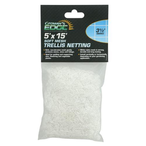 Grower's Edge Soft Mesh Trellis Netting 5 ft x 15 ft w/ 3.5 in Squares (12/Cs) — photo 1 of 4
