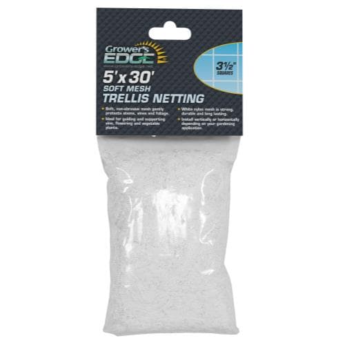 Grower's Edge Soft Mesh Trellis Netting 5 ft x 30 ft w/ 3.5 in Squares (12/Cs) — photo 1 of 4