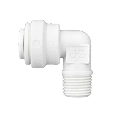 Hydro-Logic Stealth White Membrane Elbows - 1/8InchesNPT x 1/4InchesQC Elbow — photo 1 of 4
