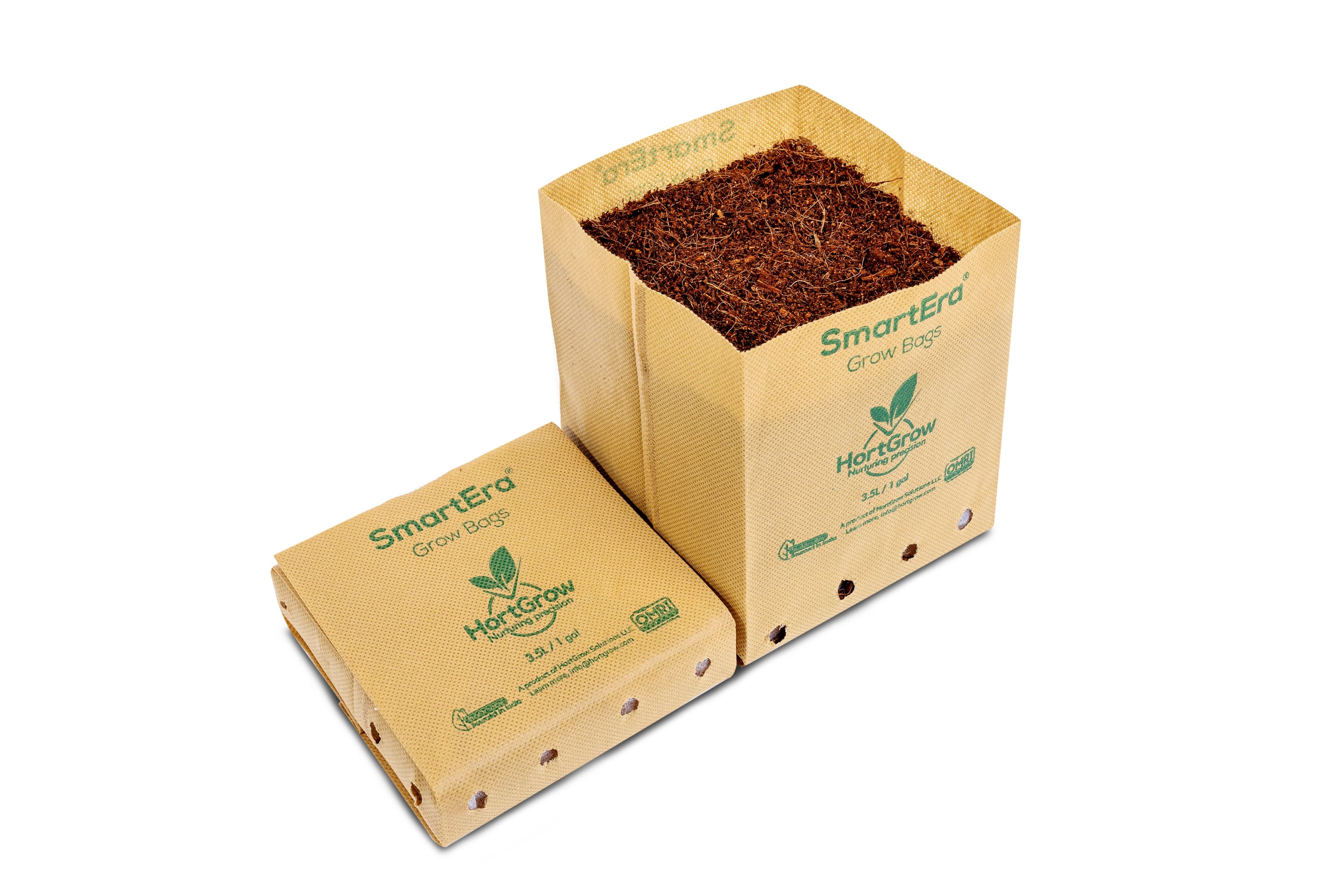 HortGrow SmartEra® Grow Bag 3.5 L plastic bag (6x6x6") — photo 1 of 3
