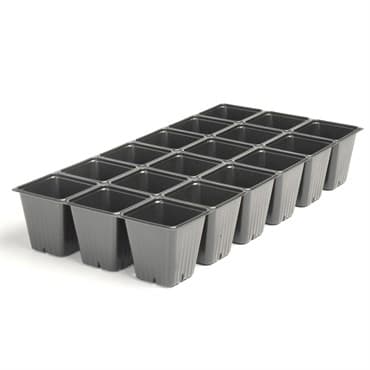 Landmark T 1801 Economy Sheet Of Pots-18 Black 100 Per Case 36 Cases Per Pallet — photo 1 of 2