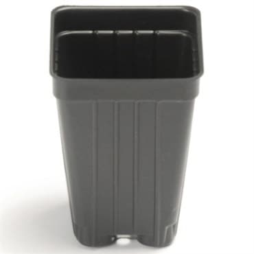 Landmark 02.25 Square Pot Black 1920 Per Case 36 Cases Per Pallet — photo 1 of 2