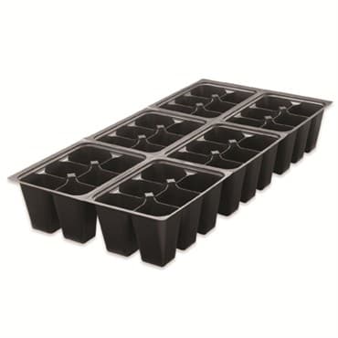 T. O. Plastics 606 Standard Deep Jumbo Insert Black 100 Per Case 63Cs/Pl St-I-0606-Deep (Jumbo 606) — photo 1 of 2