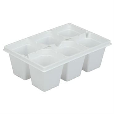DLN T306BP (ACH) TRUE 6 CELL BSKT PACK WHT 300/CS — photo 1 of 2