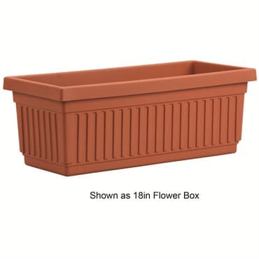 HC 24" Venetian Flower Box Clay Akro Mils — photo 1 of 2