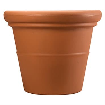 HC 17" Terrazzo Round Planter w/ Heavy Rim Terra Cotta Akro Mils — photo 1 of 2