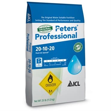 ICL Peters 20-10-20 Peat Lite 25lb (80/Pl) HAZ — photo 1 of 2