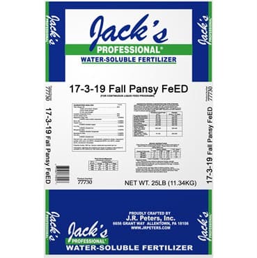 Jacks Prof Fall Pansy FeED 17-3-19 25Lb (80/Pl) — photo 1 of 2